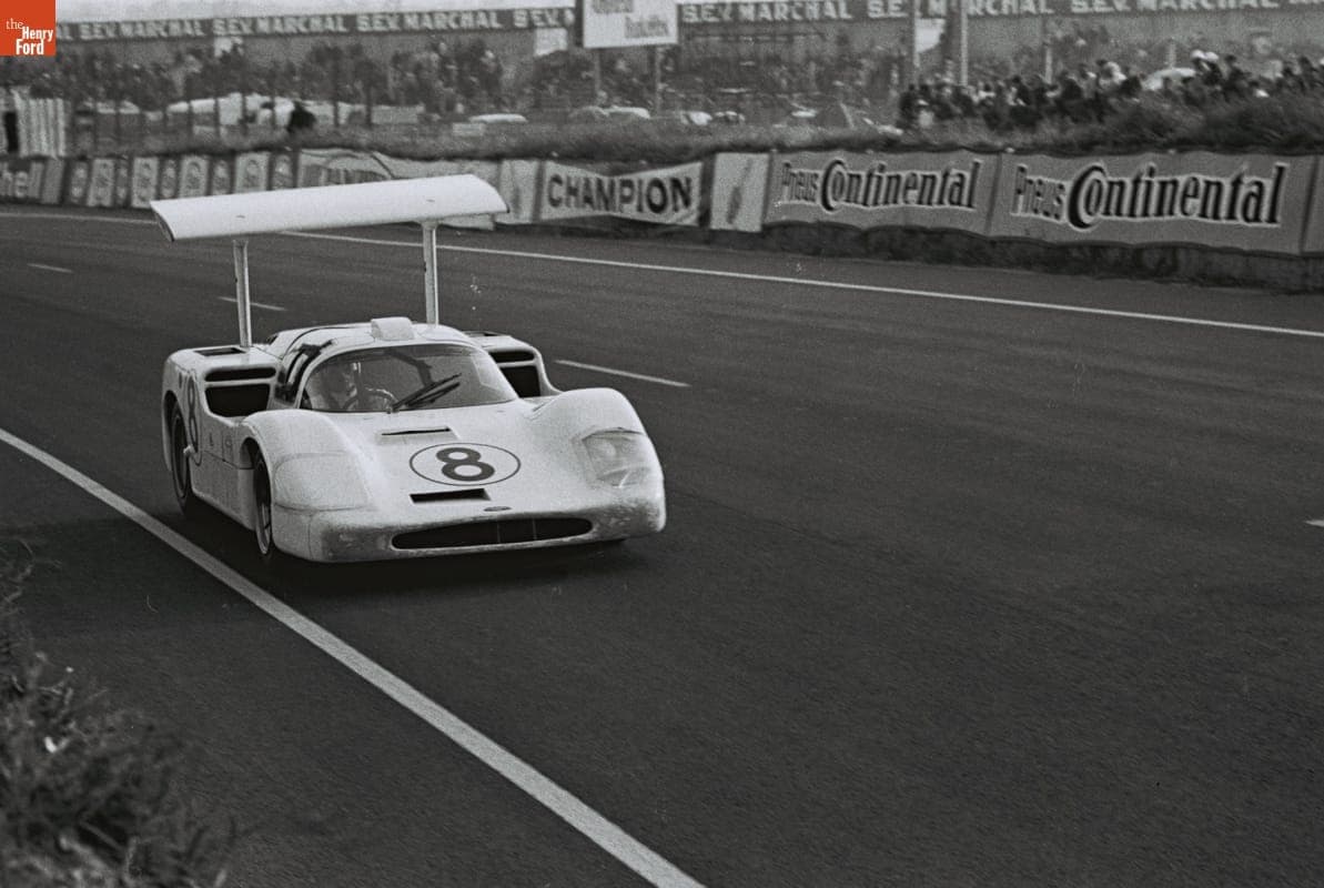 Chaparral 2F Driven by Bruce Jennings and "Columbus Bob" Johnson in the 24 Heures du Mans (24 Hours of Le Mans) Race, June 1967