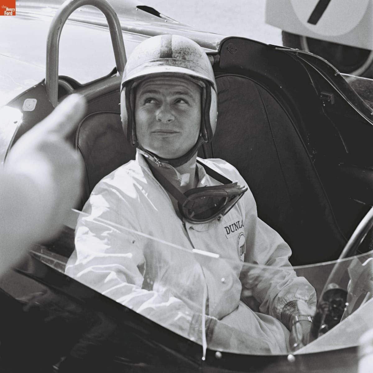 Bruce McLaren at the 4th Annual Grand Prix for Sports Cars, Riverside, California, October 1961