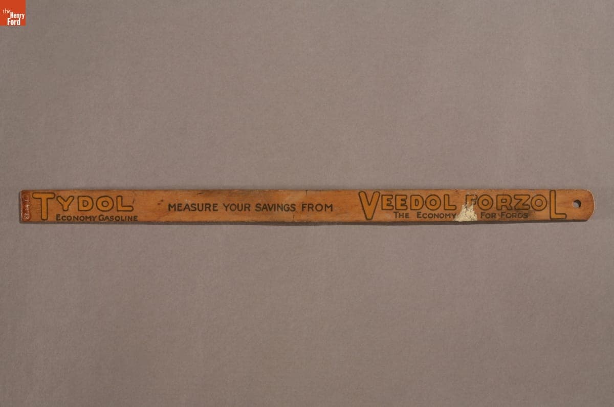 Gasoline Dipstick, circa 1915