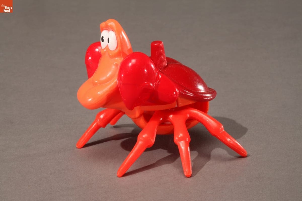 Burger King Little Mermaid's Sebastian Windup Kid's Meal Toy, 1993