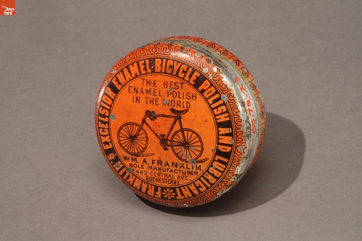 Bicycle Polish Tin, circa 1895
