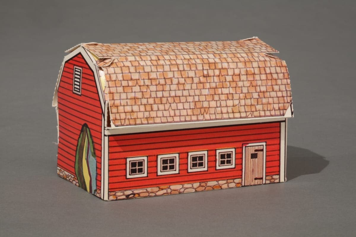 Burger Chef "Funburger" Barn Kid's Meal Toy, 1974