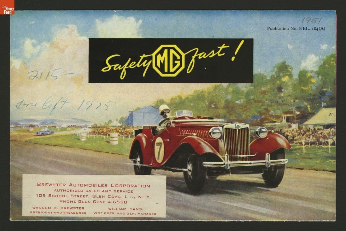 "Safety MG Fast," Morris Motors, Inc., 1951