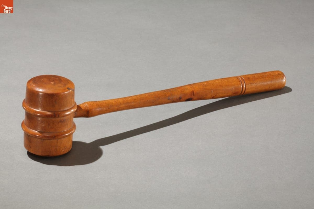 Souvenir Gavel from Libby Prison Museum, 1889-1899