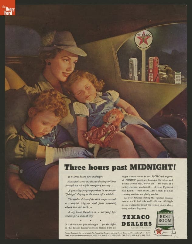 Texaco Advertisement, "Three Hours Past Midnight," 1940