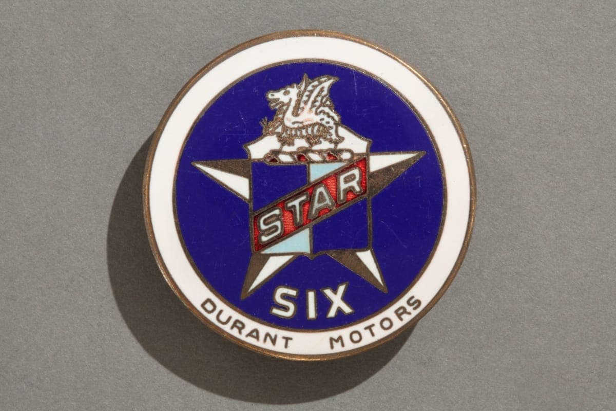 Durant Star Six Automobile Emblem, circa 1925