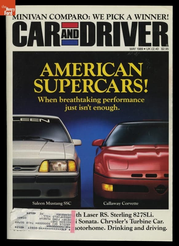 "Car and Driver," May 1989