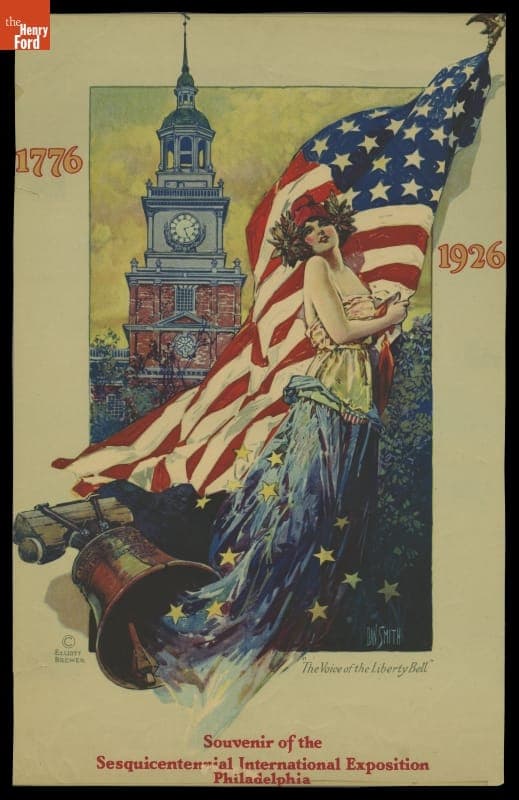 Photolithograph, "The Voice of the Liberty Bell," 1926