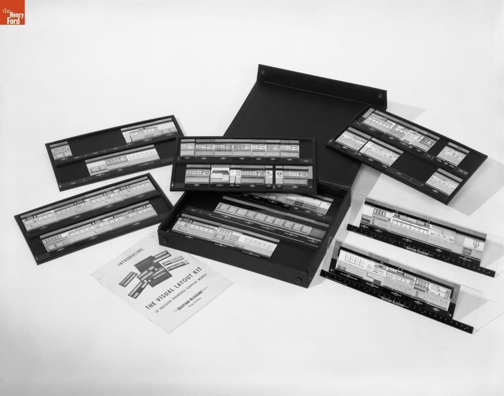 Bastian-Blessing Visual Layout Kit, circa 1949