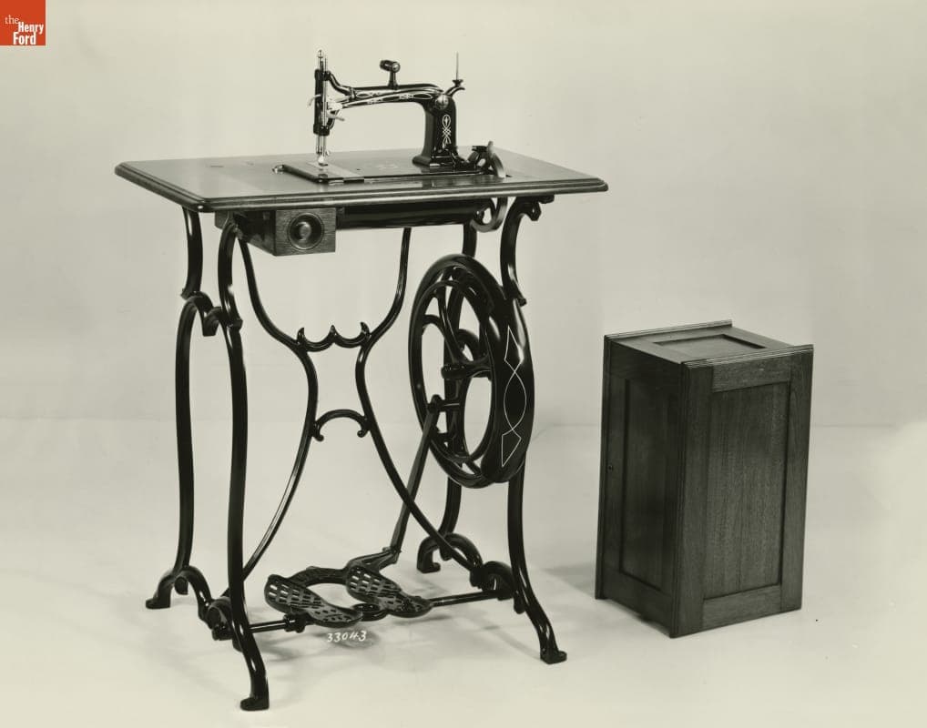 Weed Sewing Machine Company Treadle-Operated Sewing Machine, circa 1870