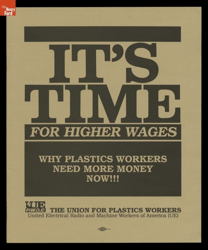 "It's Time for Higher Wages, Why Plastics Workers Need More Money Now!," 1990