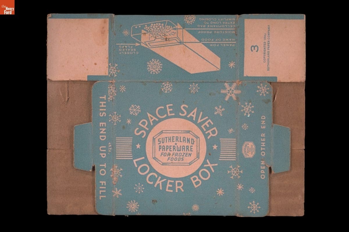 Space Saver Locker Box Freezer Box, circa 1943