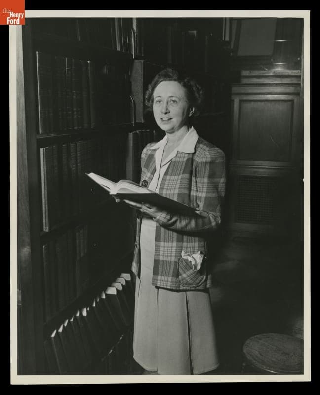 Rachel MacDonald, Librarian, Ford Motor Company Engineering Library, 1943