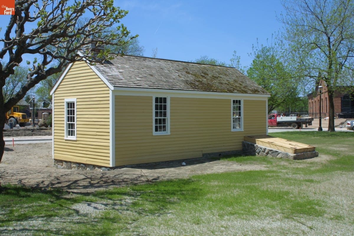 Hanks Silk Mill after Relocation during the Greenfield Village Restoration Project, May 2003