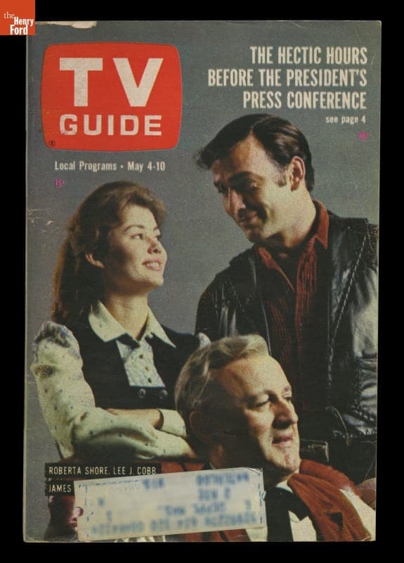 TV Guide Magazine for May 4-10, 1963, "The Hectic Hours before the President's Press Conference"
