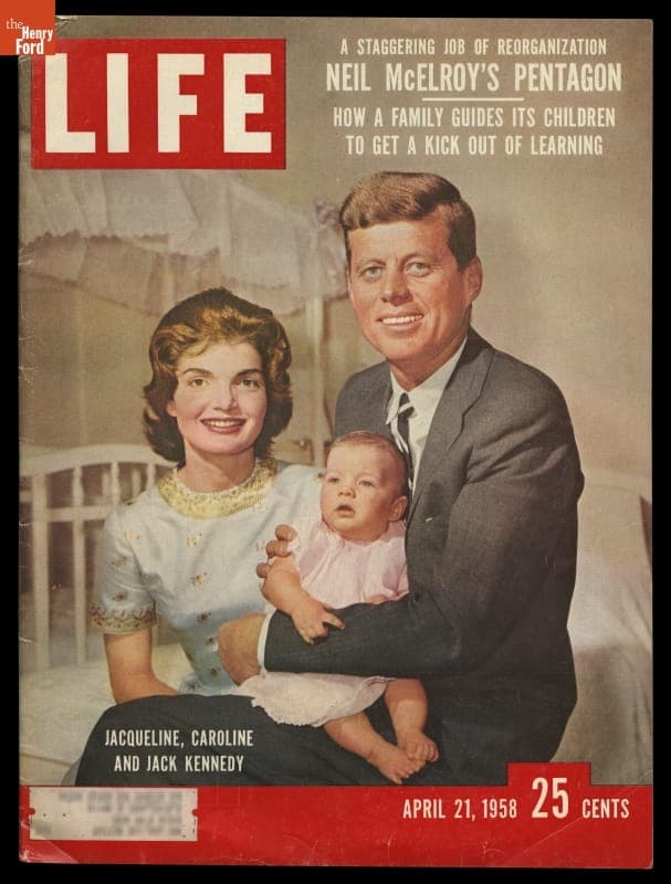 Life Magazine for April 21, 1958, "Jacqueline, Caroline and Jack Kennedy"