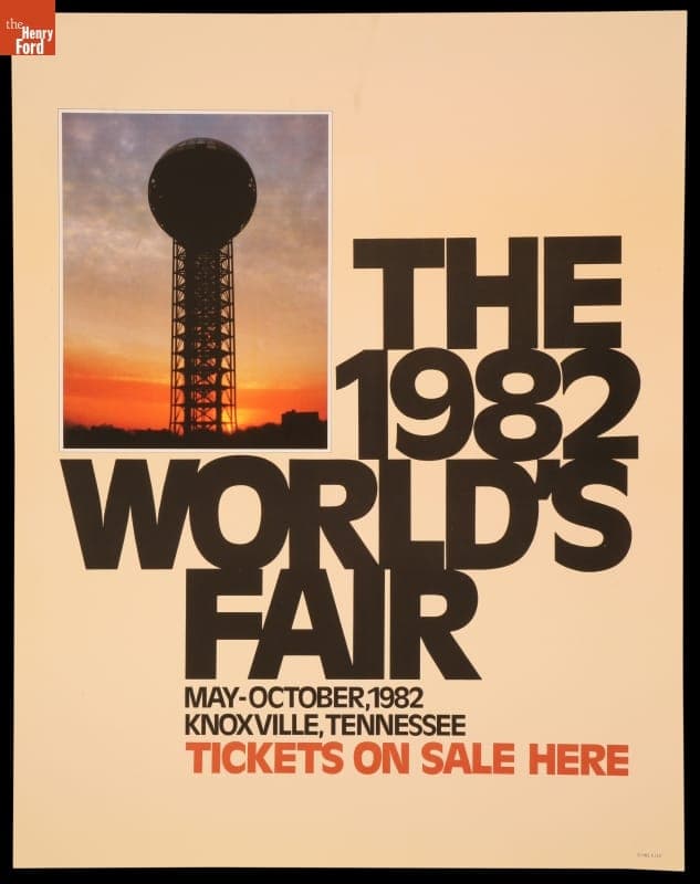 Advertising Poster, "1982 World's Fair, Knoxville, Tennessee"