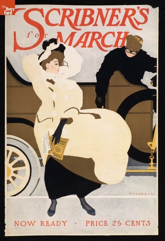 Poster, "Scribner's for March," 1907