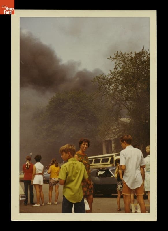 Fire at Henry Ford Museum, August 9, 1970