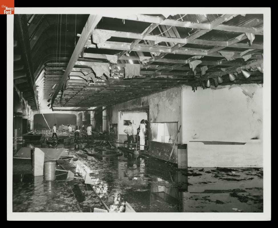 Fire Damage, Henry Ford Museum, August 9, 1970