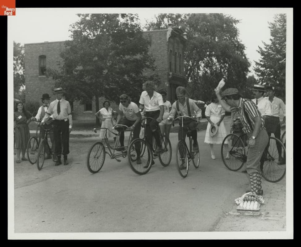 Bicycle Race at Greenfield Village, 1982