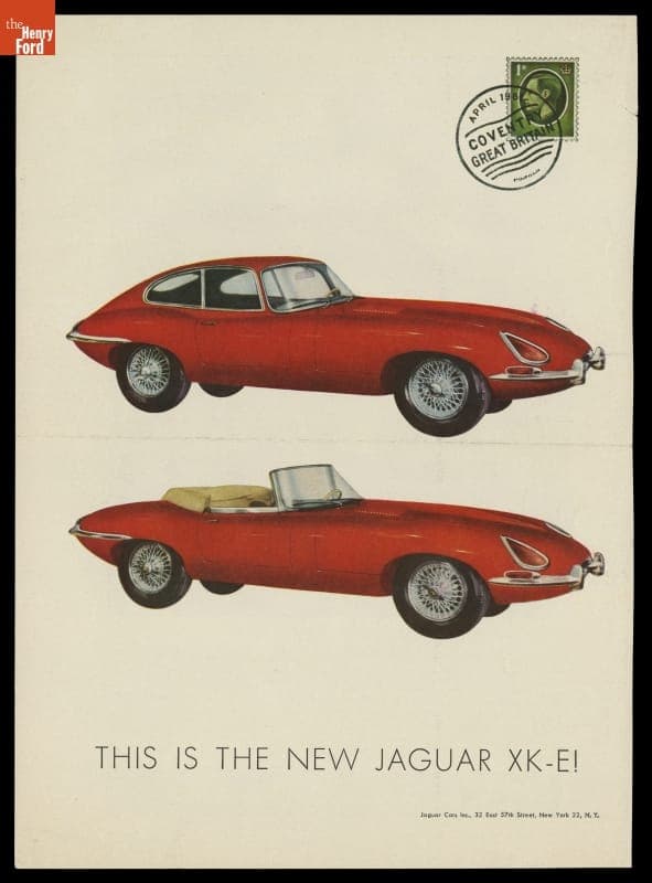 1961 Jaguar Advertisement, "This is the New Jaguar XK-E!"