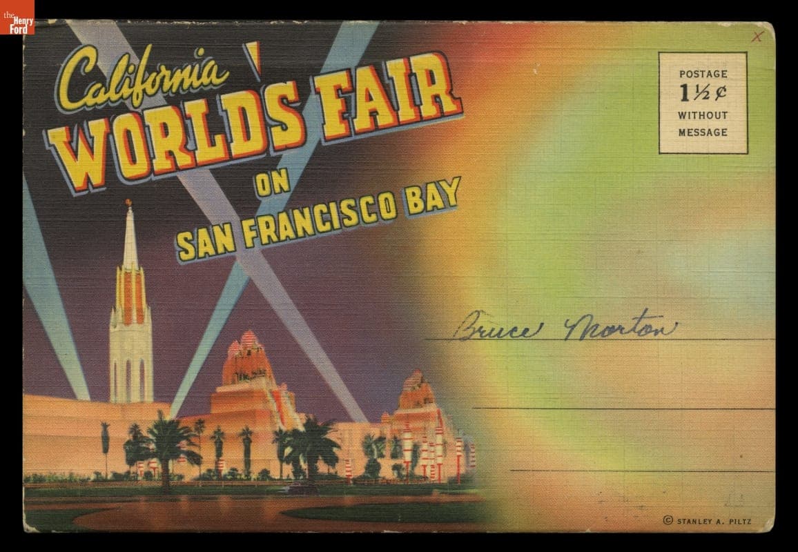 Postcard Set, "California World's Fair on San Francisco Bay," 1939