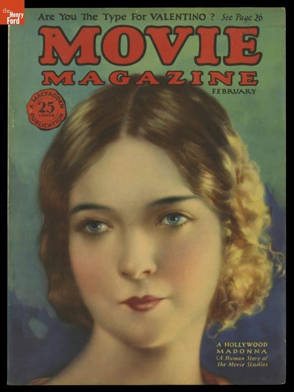 Movie Magazine for February, 1926, "A Hollywood Madonna"