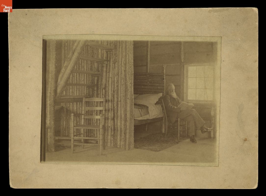 John Burroughs at Slabsides, circa 1910