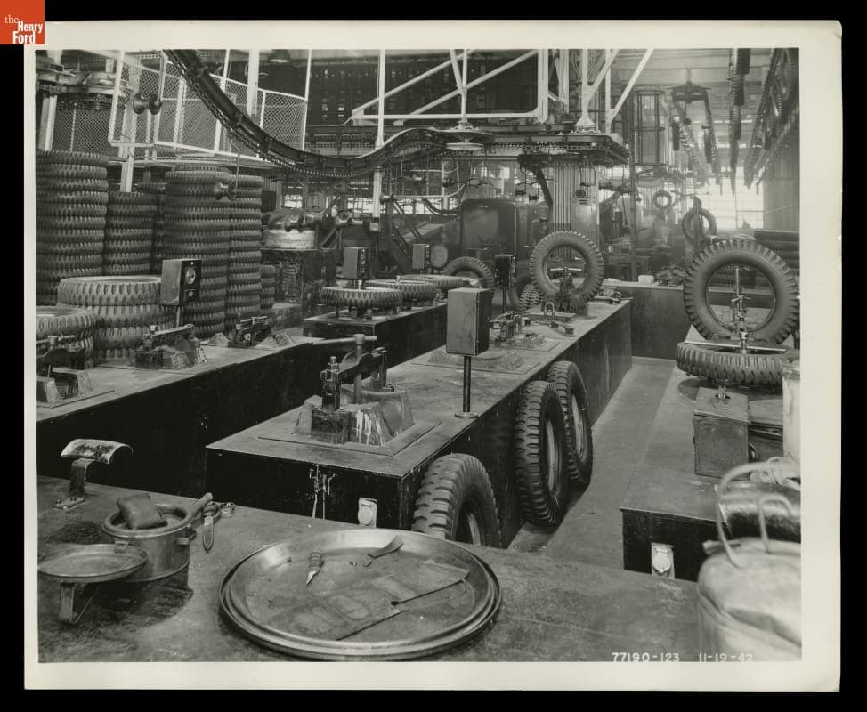 Ford Rouge Plant Tire Building Equipment, November 1942