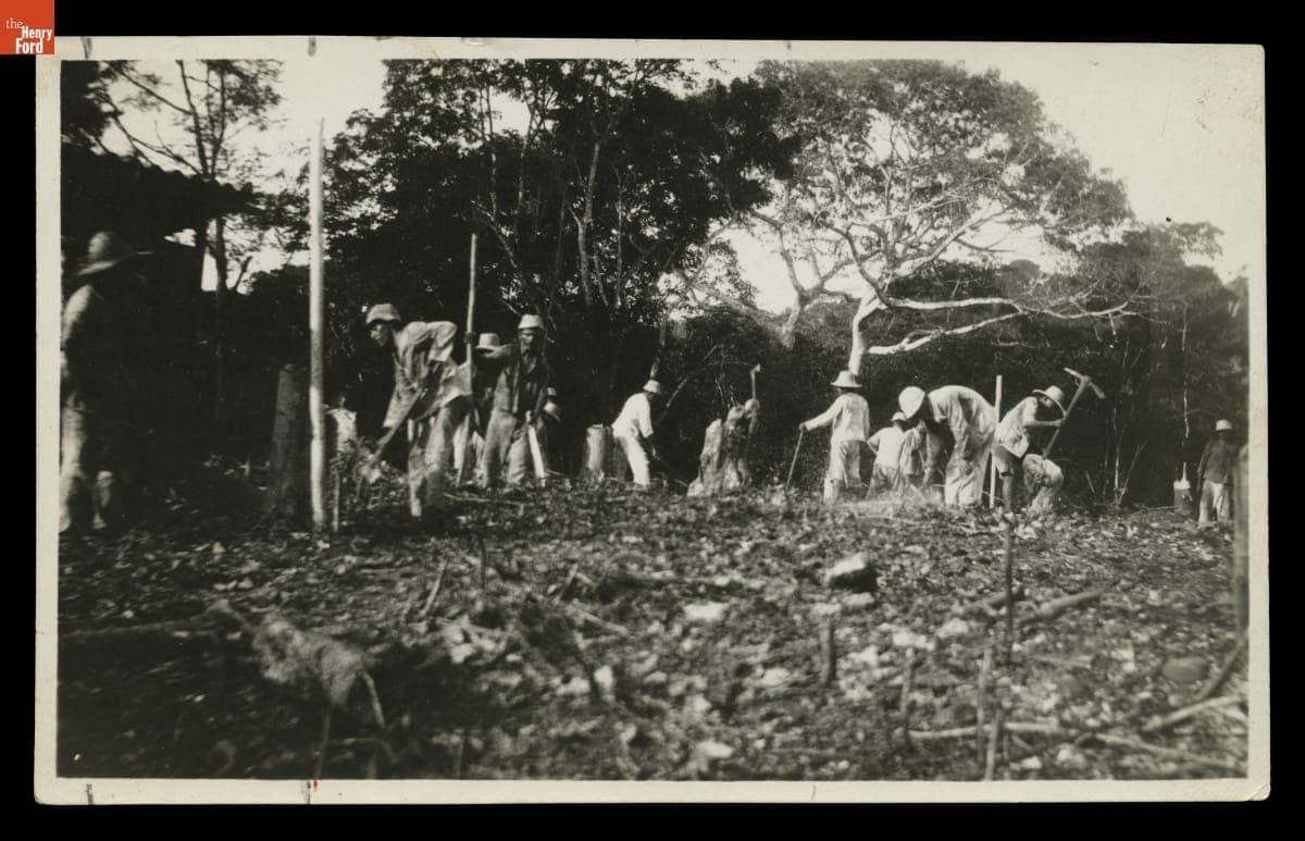 Clearing Jungle for Employee Housing, Fordlandia, Brazil, 1928