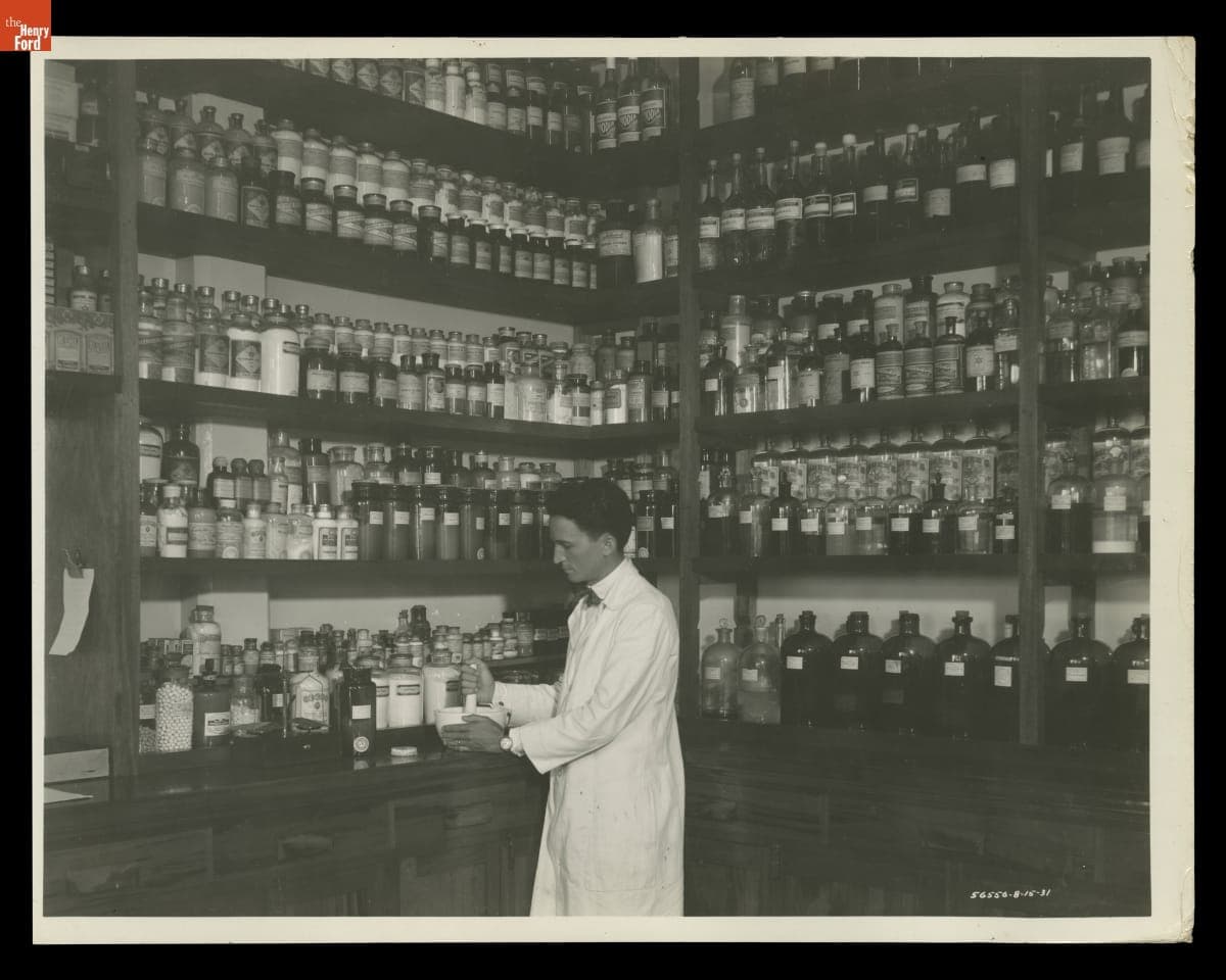 Hospital Pharmacy at Fordlandia, Brazil, August 1931