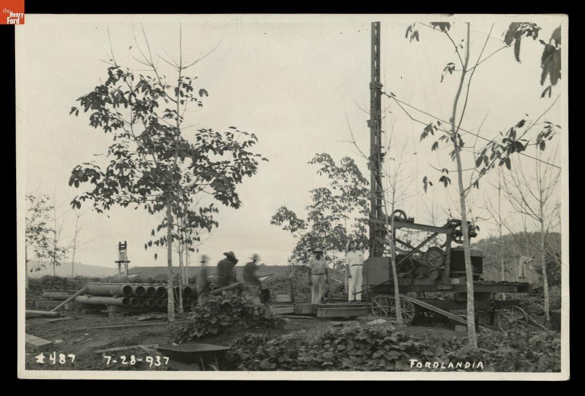 Digging a Well, Fordlandia, Brazil, 1937