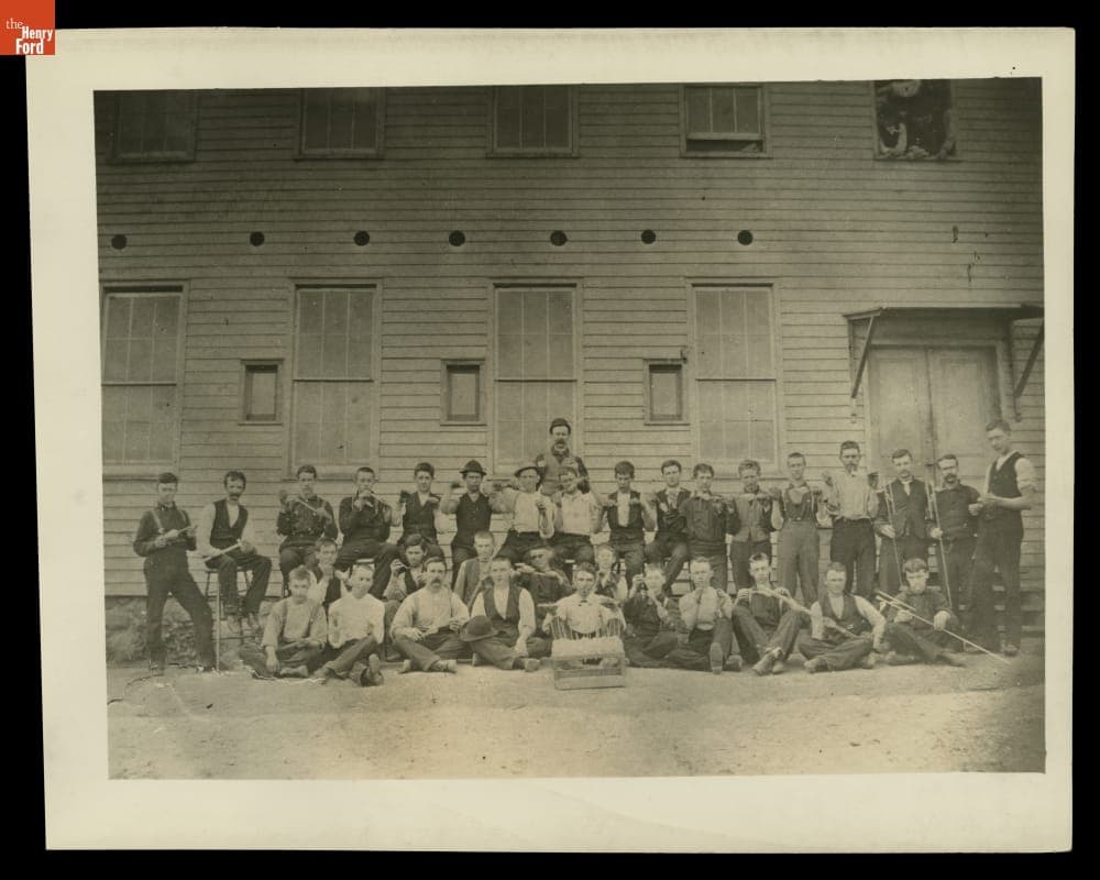Glassblowing Crew, Edison Lamp Company, Menlo Park, New Jersey, 1880