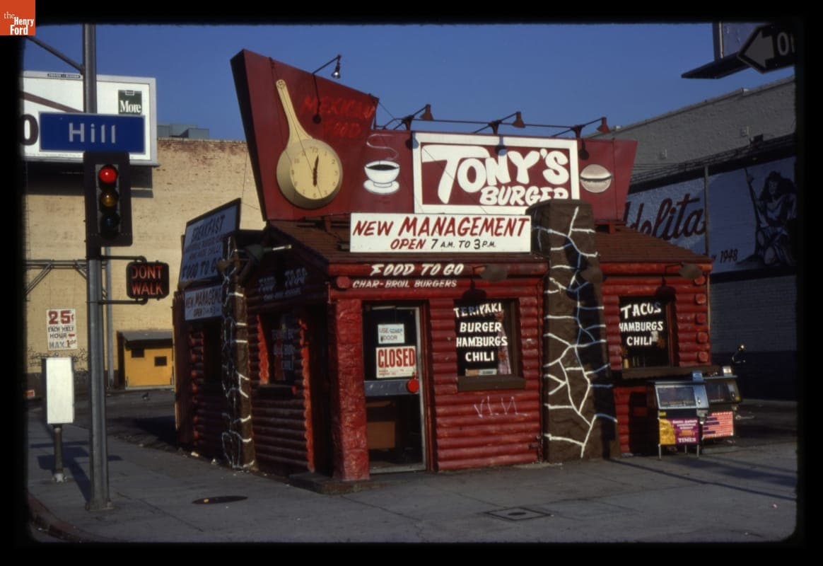 Tony's Burgers, Los Angeles, California, 1977