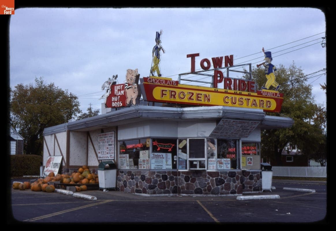 Town Pride Frozen Custard, Milwaukee, Wisconsin, 1977