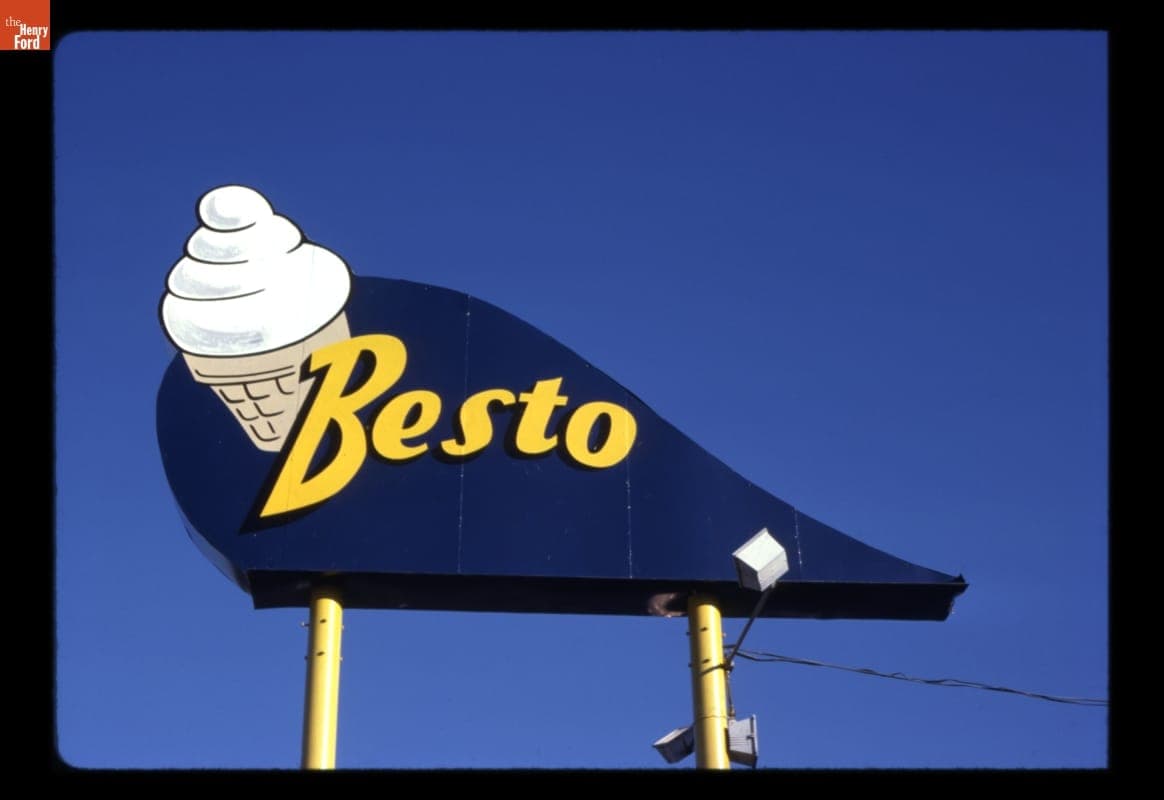 Besto Ice Cream Sign, Anderson, South Carolina, 1988