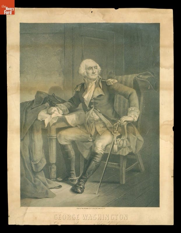 Lithograph, "George Washington," 1864-1865