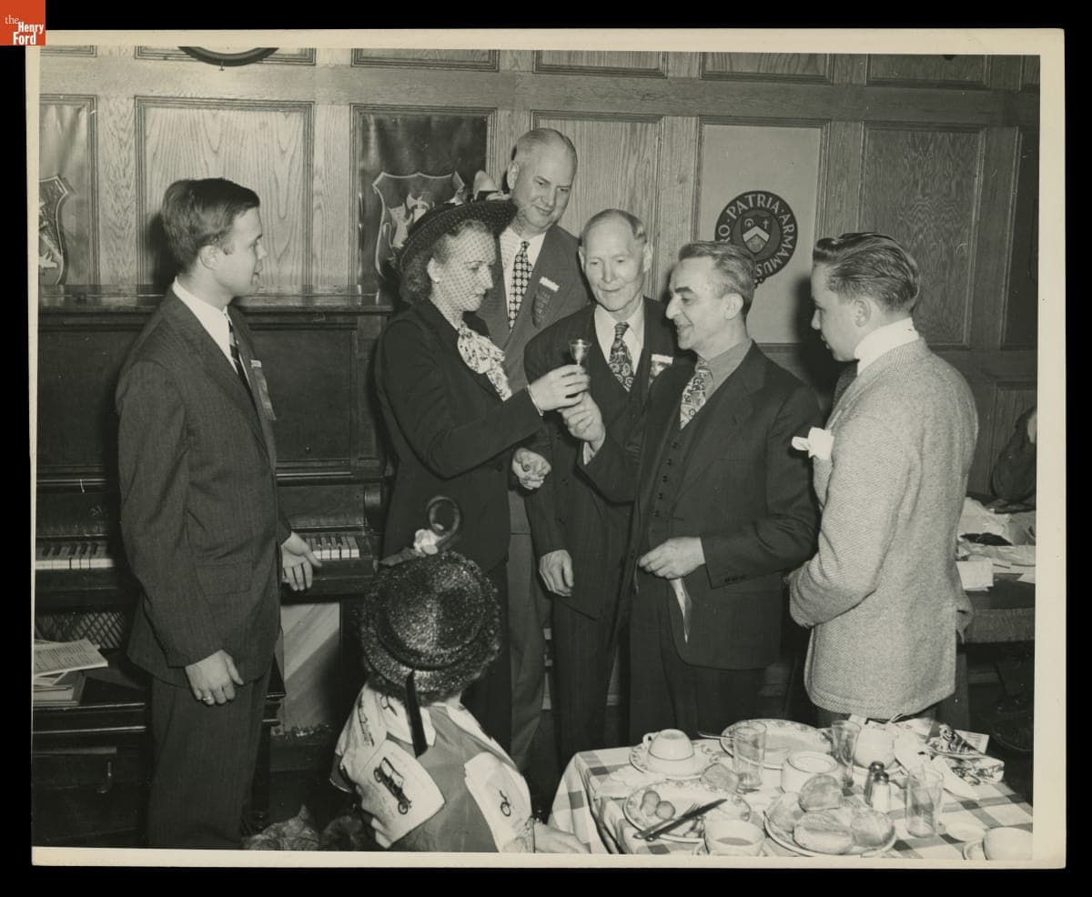 Presentation of the Grand Prize at New York Antique Auto Show, March 14, 1948