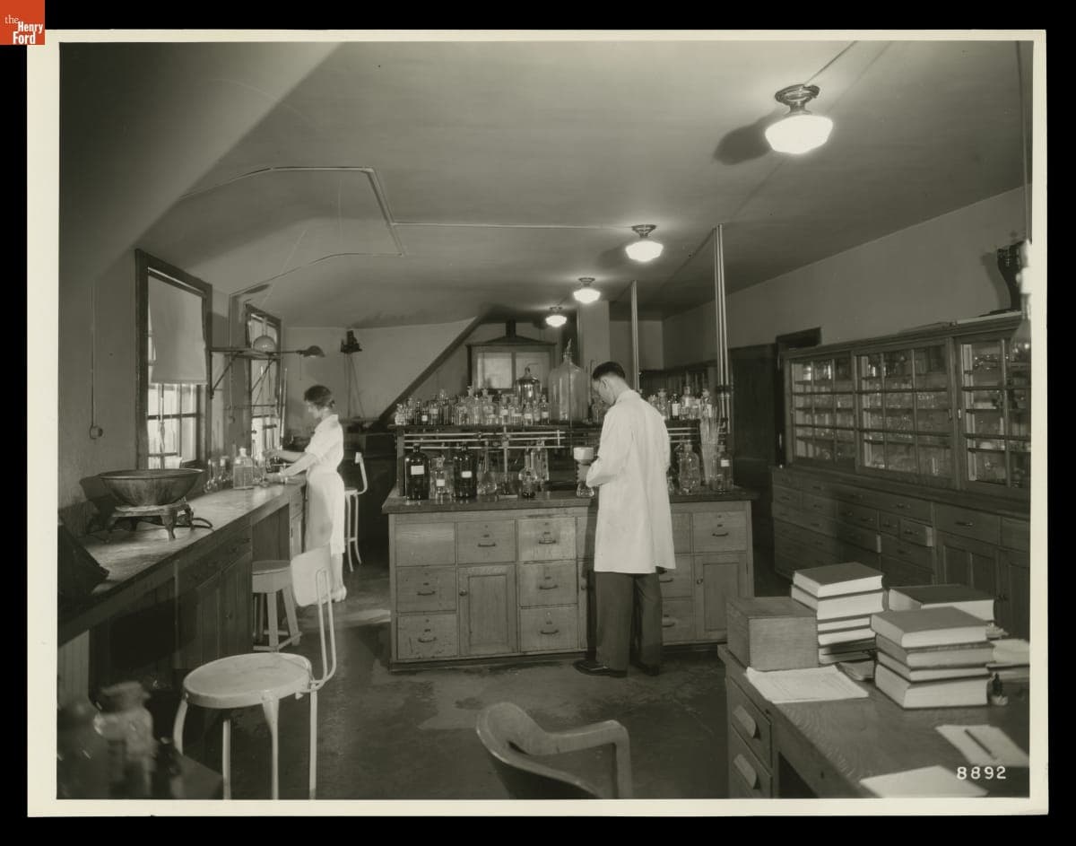 Laboratory at Henry Ford Hospital, Detroit, Michigan, June 1931