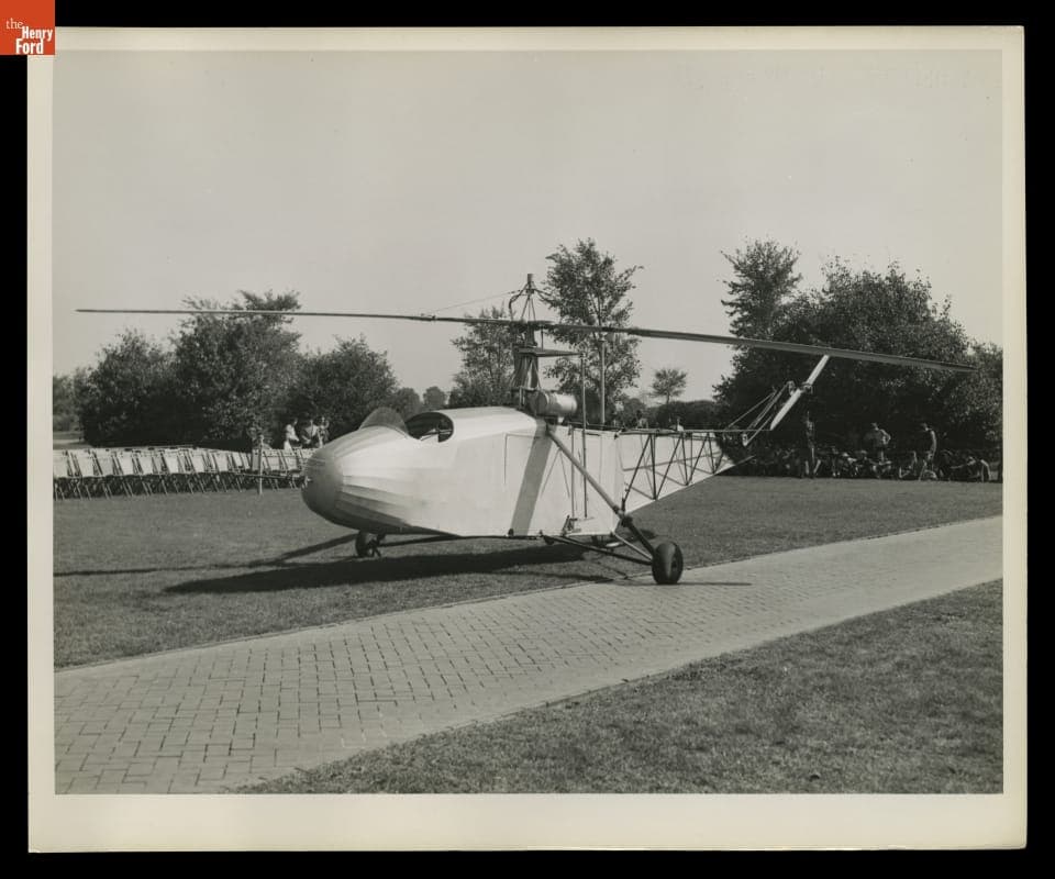The VS-300 Helicopter Presented by Igor Sikorsky to Henry Ford Museum, October 7, 1943
