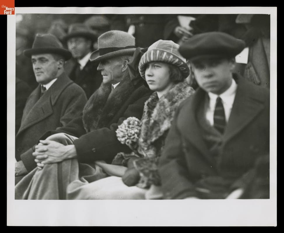 Henry Ford Seated at a Sports Event, 1919