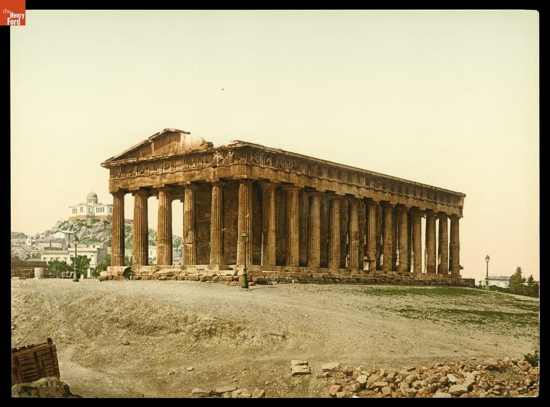 Temple of Theseus, Athens, Greece, circa 1905