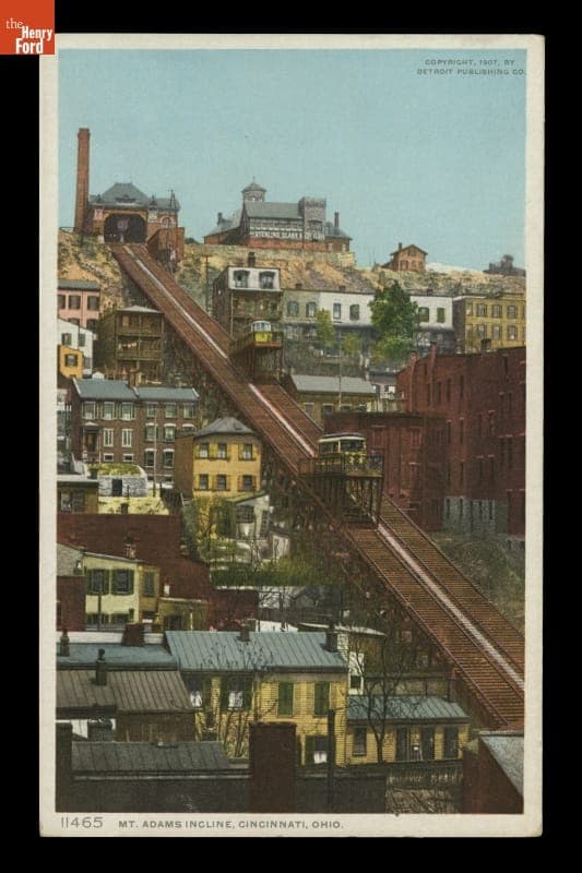 Mount Adams Incline Railway, Cincinnati, Ohio, 1907