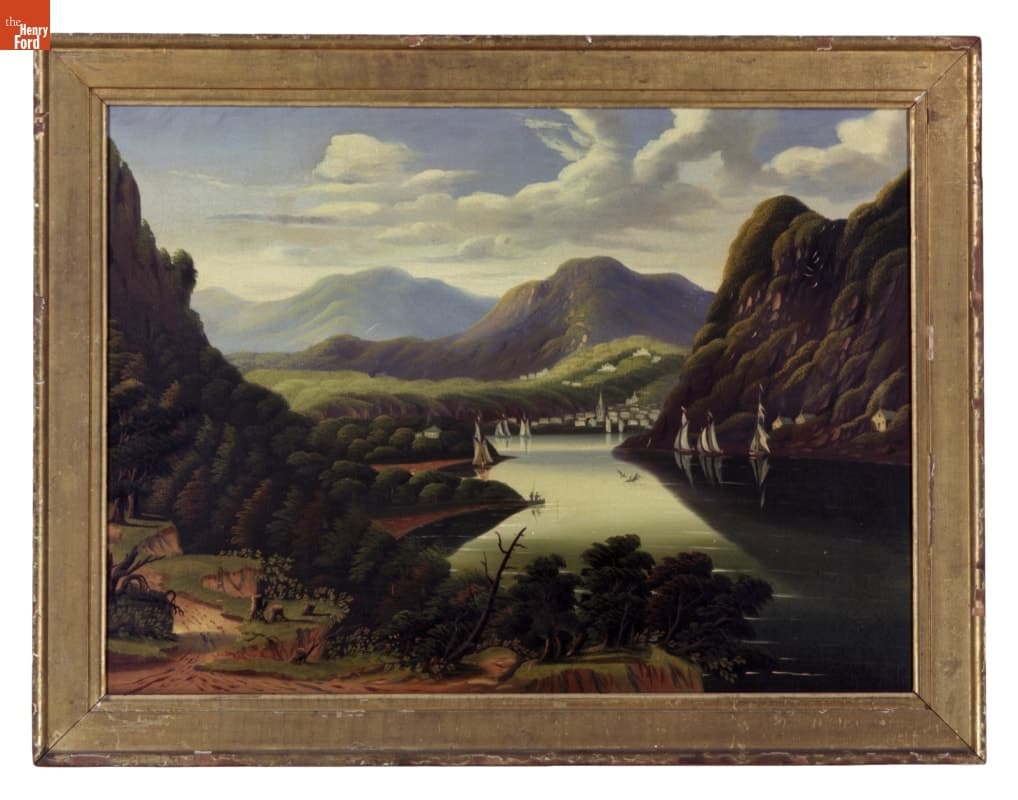 "View near Anthony's Nose, Hudson Highlands," by Thomas Chambers, 1840-1850