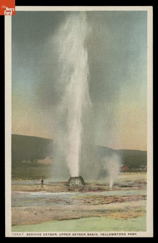 Beehive Geyser, Upper Geyser Basin, Yellowstone Park, 1911-1913