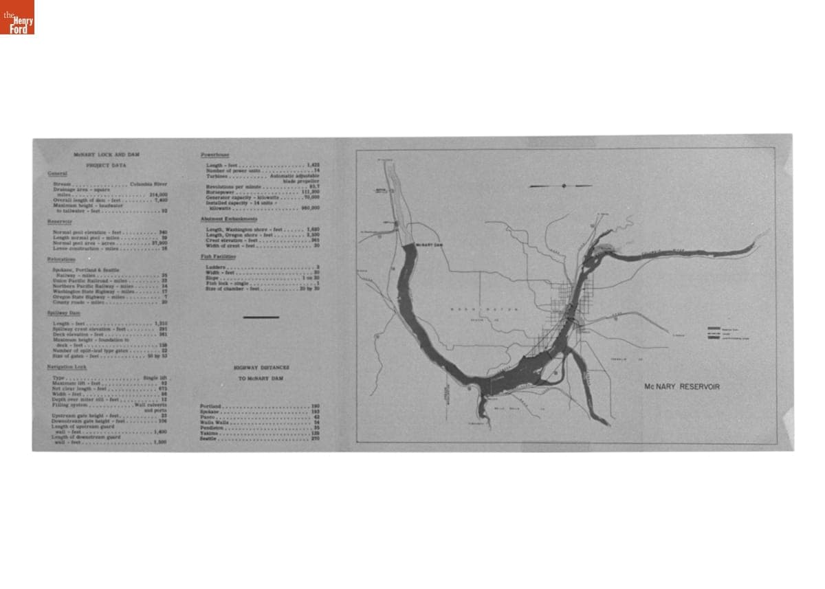 McNary Reservoir, 1949-1954