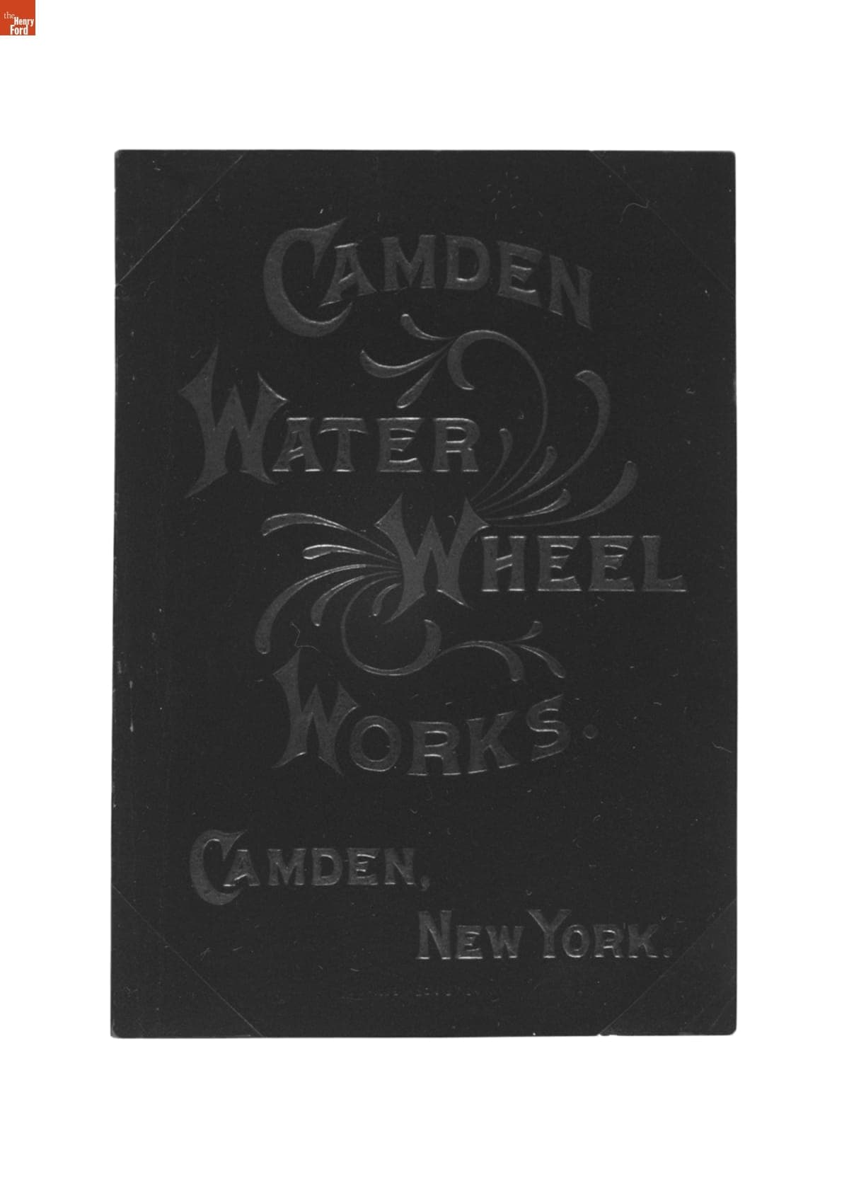 Camden Water Wheel Works Catalog, Camden, New York, circa 1890