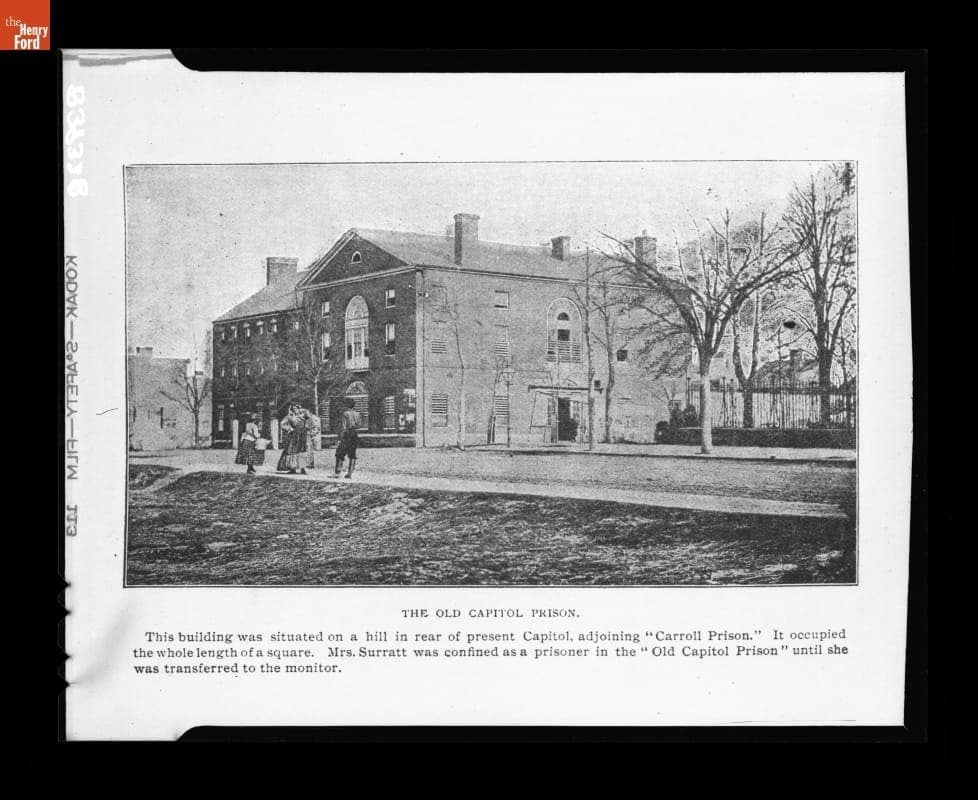 Old Capitol Prison Where Mary Surratt was Held as a Prisoner, Washington, D.C., 1865