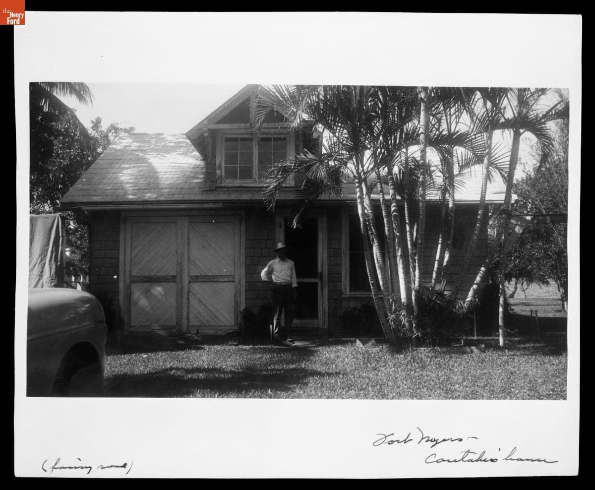 Caretaker's House at "The Mangoes," Winter Estate of Henry Ford in Fort Myers, Florida, January 1945